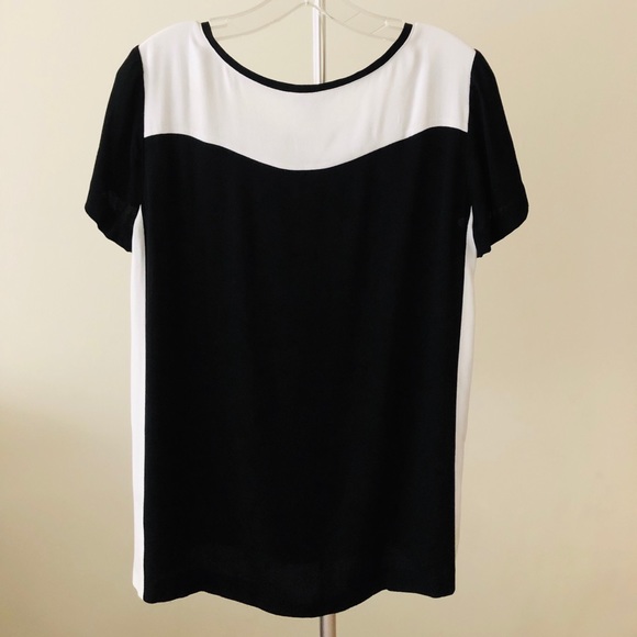 CLUB MONACO - Short Slv Color Blocked Top - NEW - Picture 3 of 4